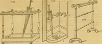 Picture 466 of 1377 from An encyclopædia of cottage, farm, and villa architecture and furniture : containing numerous designs for dwellings from the cottage to the villa including farm houses, farmeries, and other agricultural buildings, several designs for country inns, public houses, and parochial schools, with the requisite fittings-up fixtures and furniture ; and appropriate offices, gardens and garden scenery ; each design accompanied by analytical and critical marks illustrative of the principles of archtiectural science and taste on whihc it is composed (1836), leaf 372
