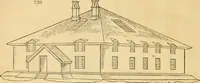 Picture 483 of 1377 from An encyclopædia of cottage, farm, and villa architecture and furniture : containing numerous designs for dwellings from the cottage to the villa including farm houses, farmeries, and other agricultural buildings, several designs for country inns, public houses, and parochial schools, with the requisite fittings-up fixtures and furniture ; and appropriate offices, gardens and garden scenery ; each design accompanied by analytical and critical marks illustrative of the principles of archtiectural science and taste on whihc it is composed (1836), leaf 393