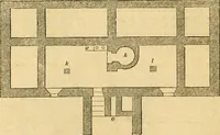 Picture 484 of 1377 from An encyclopædia of cottage, farm, and villa architecture and furniture : containing numerous designs for dwellings from the cottage to the villa including farm houses, farmeries, and other agricultural buildings, several designs for country inns, public houses, and parochial schools, with the requisite fittings-up fixtures and furniture ; and appropriate offices, gardens and garden scenery ; each design accompanied by analytical and critical marks illustrative of the principles of archtiectural science and taste on whihc it is composed (1836), leaf 393