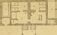 Picture 485 of 1377 from An encyclopædia of cottage, farm, and villa architecture and furniture : containing numerous designs for dwellings from the cottage to the villa including farm houses, farmeries, and other agricultural buildings, several designs for country inns, public houses, and parochial schools, with the requisite fittings-up fixtures and furniture ; and appropriate offices, gardens and garden scenery ; each design accompanied by analytical and critical marks illustrative of the principles of archtiectural science and taste on whihc it is composed (1836), leaf 394
