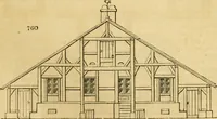 Picture 487 of 1377 from An encyclopædia of cottage, farm, and villa architecture and furniture : containing numerous designs for dwellings from the cottage to the villa including farm houses, farmeries, and other agricultural buildings, several designs for country inns, public houses, and parochial schools, with the requisite fittings-up fixtures and furniture ; and appropriate offices, gardens and garden scenery ; each design accompanied by analytical and critical marks illustrative of the principles of archtiectural science and taste on whihc it is composed (1836), leaf 394