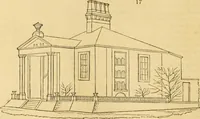An illustration from An encyclopædia of cottage, farm, and villa architecture and furniture : containing numerous designs for dwellings from the cottage to the villa including farm houses, farmeries, and other agricultural buildings, several designs for country inns, public houses, and parochial schools, with the requisite fittings-up fixtures and furniture ; and appropriate offices, gardens and garden scenery ; each design accompanied by analytical and critical marks illustrative of the principles of archtiectural science and taste on whihc it is composed (1836)