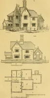 Picture 538 of 1377 from An encyclopædia of cottage, farm, and villa architecture and furniture : containing numerous designs for dwellings from the cottage to the villa including farm houses, farmeries, and other agricultural buildings, several designs for country inns, public houses, and parochial schools, with the requisite fittings-up fixtures and furniture ; and appropriate offices, gardens and garden scenery ; each design accompanied by analytical and critical marks illustrative of the principles of archtiectural science and taste on whihc it is composed (1836), leaf 442