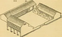 Picture 551 of 1377 from An encyclopædia of cottage, farm, and villa architecture and furniture : containing numerous designs for dwellings from the cottage to the villa including farm houses, farmeries, and other agricultural buildings, several designs for country inns, public houses, and parochial schools, with the requisite fittings-up fixtures and furniture ; and appropriate offices, gardens and garden scenery ; each design accompanied by analytical and critical marks illustrative of the principles of archtiectural science and taste on whihc it is composed (1836), leaf 457