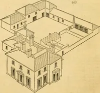 Picture 581 of 1377 from An encyclopædia of cottage, farm, and villa architecture and furniture : containing numerous designs for dwellings from the cottage to the villa including farm houses, farmeries, and other agricultural buildings, several designs for country inns, public houses, and parochial schools, with the requisite fittings-up fixtures and furniture ; and appropriate offices, gardens and garden scenery ; each design accompanied by analytical and critical marks illustrative of the principles of archtiectural science and taste on whihc it is composed (1836), leaf 485