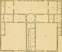 Picture 588 of 1377 from An encyclopædia of cottage, farm, and villa architecture and furniture : containing numerous designs for dwellings from the cottage to the villa including farm houses, farmeries, and other agricultural buildings, several designs for country inns, public houses, and parochial schools, with the requisite fittings-up fixtures and furniture ; and appropriate offices, gardens and garden scenery ; each design accompanied by analytical and critical marks illustrative of the principles of archtiectural science and taste on whihc it is composed (1836), leaf 495