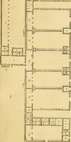 An illustration from An encyclopædia of cottage, farm, and villa architecture and furniture : containing numerous designs for dwellings from the cottage to the villa including farm houses, farmeries, and other agricultural buildings, several designs for country inns, public houses, and parochial schools, with the requisite fittings-up fixtures and furniture ; and appropriate offices, gardens and garden scenery ; each design accompanied by analytical and critical marks illustrative of the principles of archtiectural science and taste on whihc it is composed (1836)