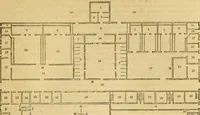 An illustration from An encyclopædia of cottage, farm, and villa architecture and furniture : containing numerous designs for dwellings from the cottage to the villa including farm houses, farmeries, and other agricultural buildings, several designs for country inns, public houses, and parochial schools, with the requisite fittings-up fixtures and furniture ; and appropriate offices, gardens and garden scenery ; each design accompanied by analytical and critical marks illustrative of the principles of archtiectural science and taste on whihc it is composed (1836)