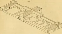 An illustration from An encyclopædia of cottage, farm, and villa architecture and furniture : containing numerous designs for dwellings from the cottage to the villa including farm houses, farmeries, and other agricultural buildings, several designs for country inns, public houses, and parochial schools, with the requisite fittings-up fixtures and furniture ; and appropriate offices, gardens and garden scenery ; each design accompanied by analytical and critical marks illustrative of the principles of archtiectural science and taste on whihc it is composed (1836)