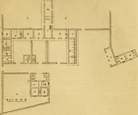 An illustration from An encyclopædia of cottage, farm, and villa architecture and furniture : containing numerous designs for dwellings from the cottage to the villa including farm houses, farmeries, and other agricultural buildings, several designs for country inns, public houses, and parochial schools, with the requisite fittings-up fixtures and furniture ; and appropriate offices, gardens and garden scenery ; each design accompanied by analytical and critical marks illustrative of the principles of archtiectural science and taste on whihc it is composed (1836)