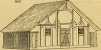 An illustration from An encyclopædia of cottage, farm, and villa architecture and furniture : containing numerous designs for dwellings from the cottage to the villa including farm houses, farmeries, and other agricultural buildings, several designs for country inns, public houses, and parochial schools, with the requisite fittings-up fixtures and furniture ; and appropriate offices, gardens and garden scenery ; each design accompanied by analytical and critical marks illustrative of the principles of archtiectural science and taste on whihc it is composed (1836)