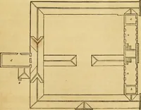 An illustration from An encyclopædia of cottage, farm, and villa architecture and furniture : containing numerous designs for dwellings from the cottage to the villa including farm houses, farmeries, and other agricultural buildings, several designs for country inns, public houses, and parochial schools, with the requisite fittings-up fixtures and furniture ; and appropriate offices, gardens and garden scenery ; each design accompanied by analytical and critical marks illustrative of the principles of archtiectural science and taste on whihc it is composed (1836)