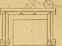 An illustration from An encyclopædia of cottage, farm, and villa architecture and furniture : containing numerous designs for dwellings from the cottage to the villa including farm houses, farmeries, and other agricultural buildings, several designs for country inns, public houses, and parochial schools, with the requisite fittings-up fixtures and furniture ; and appropriate offices, gardens and garden scenery ; each design accompanied by analytical and critical marks illustrative of the principles of archtiectural science and taste on whihc it is composed (1836)