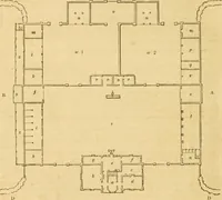 An illustration from An encyclopædia of cottage, farm, and villa architecture and furniture : containing numerous designs for dwellings from the cottage to the villa including farm houses, farmeries, and other agricultural buildings, several designs for country inns, public houses, and parochial schools, with the requisite fittings-up fixtures and furniture ; and appropriate offices, gardens and garden scenery ; each design accompanied by analytical and critical marks illustrative of the principles of archtiectural science and taste on whihc it is composed (1836)