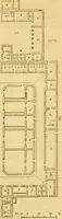 An illustration from An encyclopædia of cottage, farm, and villa architecture and furniture : containing numerous designs for dwellings from the cottage to the villa including farm houses, farmeries, and other agricultural buildings, several designs for country inns, public houses, and parochial schools, with the requisite fittings-up fixtures and furniture ; and appropriate offices, gardens and garden scenery ; each design accompanied by analytical and critical marks illustrative of the principles of archtiectural science and taste on whihc it is composed (1836)