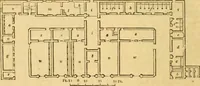 An illustration from An encyclopædia of cottage, farm, and villa architecture and furniture : containing numerous designs for dwellings from the cottage to the villa including farm houses, farmeries, and other agricultural buildings, several designs for country inns, public houses, and parochial schools, with the requisite fittings-up fixtures and furniture ; and appropriate offices, gardens and garden scenery ; each design accompanied by analytical and critical marks illustrative of the principles of archtiectural science and taste on whihc it is composed (1836)