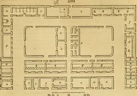 An illustration from An encyclopædia of cottage, farm, and villa architecture and furniture : containing numerous designs for dwellings from the cottage to the villa including farm houses, farmeries, and other agricultural buildings, several designs for country inns, public houses, and parochial schools, with the requisite fittings-up fixtures and furniture ; and appropriate offices, gardens and garden scenery ; each design accompanied by analytical and critical marks illustrative of the principles of archtiectural science and taste on whihc it is composed (1836)