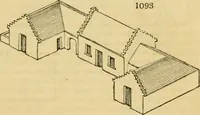 An illustration from An encyclopædia of cottage, farm, and villa architecture and furniture : containing numerous designs for dwellings from the cottage to the villa including farm houses, farmeries, and other agricultural buildings, several designs for country inns, public houses, and parochial schools, with the requisite fittings-up fixtures and furniture ; and appropriate offices, gardens and garden scenery ; each design accompanied by analytical and critical marks illustrative of the principles of archtiectural science and taste on whihc it is composed (1836)
