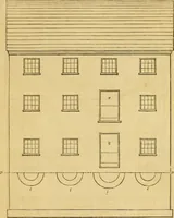 An illustration from An encyclopædia of cottage, farm, and villa architecture and furniture : containing numerous designs for dwellings from the cottage to the villa including farm houses, farmeries, and other agricultural buildings, several designs for country inns, public houses, and parochial schools, with the requisite fittings-up fixtures and furniture ; and appropriate offices, gardens and garden scenery ; each design accompanied by analytical and critical marks illustrative of the principles of archtiectural science and taste on whihc it is composed (1836)