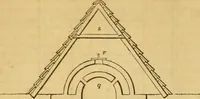 An illustration from An encyclopædia of cottage, farm, and villa architecture and furniture : containing numerous designs for dwellings from the cottage to the villa including farm houses, farmeries, and other agricultural buildings, several designs for country inns, public houses, and parochial schools, with the requisite fittings-up fixtures and furniture ; and appropriate offices, gardens and garden scenery ; each design accompanied by analytical and critical marks illustrative of the principles of archtiectural science and taste on whihc it is composed (1836)