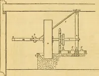 An illustration from An encyclopædia of cottage, farm, and villa architecture and furniture : containing numerous designs for dwellings from the cottage to the villa including farm houses, farmeries, and other agricultural buildings, several designs for country inns, public houses, and parochial schools, with the requisite fittings-up fixtures and furniture ; and appropriate offices, gardens and garden scenery ; each design accompanied by analytical and critical marks illustrative of the principles of archtiectural science and taste on whihc it is composed (1836)