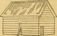 An illustration from An encyclopædia of cottage, farm, and villa architecture and furniture : containing numerous designs for dwellings from the cottage to the villa including farm houses, farmeries, and other agricultural buildings, several designs for country inns, public houses, and parochial schools, with the requisite fittings-up fixtures and furniture ; and appropriate offices, gardens and garden scenery ; each design accompanied by analytical and critical marks illustrative of the principles of archtiectural science and taste on whihc it is composed (1836)