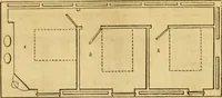 An illustration from An encyclopædia of cottage, farm, and villa architecture and furniture : containing numerous designs for dwellings from the cottage to the villa including farm houses, farmeries, and other agricultural buildings, several designs for country inns, public houses, and parochial schools, with the requisite fittings-up fixtures and furniture ; and appropriate offices, gardens and garden scenery ; each design accompanied by analytical and critical marks illustrative of the principles of archtiectural science and taste on whihc it is composed (1836)
