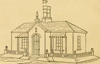 Picture 42 of 1377 from An encyclopædia of cottage, farm, and villa architecture and furniture : containing numerous designs for dwellings from the cottage to the villa including farm houses, farmeries, and other agricultural buildings, several designs for country inns, public houses, and parochial schools, with the requisite fittings-up fixtures and furniture ; and appropriate offices, gardens and garden scenery ; each design accompanied by analytical and critical marks illustrative of the principles of archtiectural science and taste on whihc it is composed (1836), leaf 67