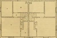 An illustration from An encyclopædia of cottage, farm, and villa architecture and furniture : containing numerous designs for dwellings from the cottage to the villa including farm houses, farmeries, and other agricultural buildings, several designs for country inns, public houses, and parochial schools, with the requisite fittings-up fixtures and furniture ; and appropriate offices, gardens and garden scenery ; each design accompanied by analytical and critical marks illustrative of the principles of archtiectural science and taste on whihc it is composed (1836)