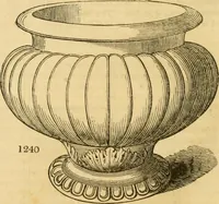 An illustration from An encyclopædia of cottage, farm, and villa architecture and furniture : containing numerous designs for dwellings from the cottage to the villa including farm houses, farmeries, and other agricultural buildings, several designs for country inns, public houses, and parochial schools, with the requisite fittings-up fixtures and furniture ; and appropriate offices, gardens and garden scenery ; each design accompanied by analytical and critical marks illustrative of the principles of archtiectural science and taste on whihc it is composed (1836)