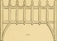 An illustration from An encyclopædia of cottage, farm, and villa architecture and furniture : containing numerous designs for dwellings from the cottage to the villa including farm houses, farmeries, and other agricultural buildings, several designs for country inns, public houses, and parochial schools, with the requisite fittings-up fixtures and furniture ; and appropriate offices, gardens and garden scenery ; each design accompanied by analytical and critical marks illustrative of the principles of archtiectural science and taste on whihc it is composed (1836)
