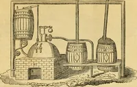 An illustration from An encyclopædia of cottage, farm, and villa architecture and furniture : containing numerous designs for dwellings from the cottage to the villa including farm houses, farmeries, and other agricultural buildings, several designs for country inns, public houses, and parochial schools, with the requisite fittings-up fixtures and furniture ; and appropriate offices, gardens and garden scenery ; each design accompanied by analytical and critical marks illustrative of the principles of archtiectural science and taste on whihc it is composed (1836)