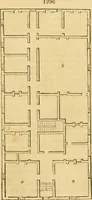 An illustration from An encyclopædia of cottage, farm, and villa architecture and furniture : containing numerous designs for dwellings from the cottage to the villa including farm houses, farmeries, and other agricultural buildings, several designs for country inns, public houses, and parochial schools, with the requisite fittings-up fixtures and furniture ; and appropriate offices, gardens and garden scenery ; each design accompanied by analytical and critical marks illustrative of the principles of archtiectural science and taste on whihc it is composed (1836)