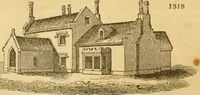 An illustration from An encyclopædia of cottage, farm, and villa architecture and furniture : containing numerous designs for dwellings from the cottage to the villa including farm houses, farmeries, and other agricultural buildings, several designs for country inns, public houses, and parochial schools, with the requisite fittings-up fixtures and furniture ; and appropriate offices, gardens and garden scenery ; each design accompanied by analytical and critical marks illustrative of the principles of archtiectural science and taste on whihc it is composed (1836)