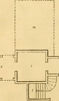 An illustration from An encyclopædia of cottage, farm, and villa architecture and furniture : containing numerous designs for dwellings from the cottage to the villa including farm houses, farmeries, and other agricultural buildings, several designs for country inns, public houses, and parochial schools, with the requisite fittings-up fixtures and furniture ; and appropriate offices, gardens and garden scenery ; each design accompanied by analytical and critical marks illustrative of the principles of archtiectural science and taste on whihc it is composed (1836)