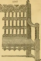 An illustration from An encyclopædia of cottage, farm, and villa architecture and furniture : containing numerous designs for dwellings from the cottage to the villa including farm houses, farmeries, and other agricultural buildings, several designs for country inns, public houses, and parochial schools, with the requisite fittings-up fixtures and furniture ; and appropriate offices, gardens and garden scenery ; each design accompanied by analytical and critical marks illustrative of the principles of archtiectural science and taste on whihc it is composed (1836)