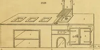 An illustration from An encyclopædia of cottage, farm, and villa architecture and furniture : containing numerous designs for dwellings from the cottage to the villa including farm houses, farmeries, and other agricultural buildings, several designs for country inns, public houses, and parochial schools, with the requisite fittings-up fixtures and furniture ; and appropriate offices, gardens and garden scenery ; each design accompanied by analytical and critical marks illustrative of the principles of archtiectural science and taste on whihc it is composed (1836)