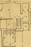 An illustration from An encyclopædia of cottage, farm, and villa architecture and furniture : containing numerous designs for dwellings from the cottage to the villa including farm houses, farmeries, and other agricultural buildings, several designs for country inns, public houses, and parochial schools, with the requisite fittings-up fixtures and furniture ; and appropriate offices, gardens and garden scenery ; each design accompanied by analytical and critical marks illustrative of the principles of archtiectural science and taste on whihc it is composed (1836)