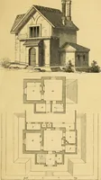 Picture 53 of 1377 from An encyclopædia of cottage, farm, and villa architecture and furniture : containing numerous designs for dwellings from the cottage to the villa including farm houses, farmeries, and other agricultural buildings, several designs for country inns, public houses, and parochial schools, with the requisite fittings-up fixtures and furniture ; and appropriate offices, gardens and garden scenery ; each design accompanied by analytical and critical marks illustrative of the principles of archtiectural science and taste on whihc it is composed (1836), leaf 78