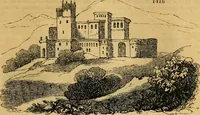 An illustration from An encyclopædia of cottage, farm, and villa architecture and furniture : containing numerous designs for dwellings from the cottage to the villa including farm houses, farmeries, and other agricultural buildings, several designs for country inns, public houses, and parochial schools, with the requisite fittings-up fixtures and furniture ; and appropriate offices, gardens and garden scenery ; each design accompanied by analytical and critical marks illustrative of the principles of archtiectural science and taste on whihc it is composed (1836)