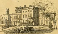 An illustration from An encyclopædia of cottage, farm, and villa architecture and furniture : containing numerous designs for dwellings from the cottage to the villa including farm houses, farmeries, and other agricultural buildings, several designs for country inns, public houses, and parochial schools, with the requisite fittings-up fixtures and furniture ; and appropriate offices, gardens and garden scenery ; each design accompanied by analytical and critical marks illustrative of the principles of archtiectural science and taste on whihc it is composed (1836)