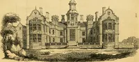 An illustration from An encyclopædia of cottage, farm, and villa architecture and furniture : containing numerous designs for dwellings from the cottage to the villa including farm houses, farmeries, and other agricultural buildings, several designs for country inns, public houses, and parochial schools, with the requisite fittings-up fixtures and furniture ; and appropriate offices, gardens and garden scenery ; each design accompanied by analytical and critical marks illustrative of the principles of archtiectural science and taste on whihc it is composed (1836)