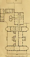 An illustration from An encyclopædia of cottage, farm, and villa architecture and furniture : containing numerous designs for dwellings from the cottage to the villa including farm houses, farmeries, and other agricultural buildings, several designs for country inns, public houses, and parochial schools, with the requisite fittings-up fixtures and furniture ; and appropriate offices, gardens and garden scenery ; each design accompanied by analytical and critical marks illustrative of the principles of archtiectural science and taste on whihc it is composed (1836)