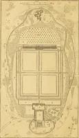 An illustration from An encyclopædia of cottage, farm, and villa architecture and furniture : containing numerous designs for dwellings from the cottage to the villa including farm houses, farmeries, and other agricultural buildings, several designs for country inns, public houses, and parochial schools, with the requisite fittings-up fixtures and furniture ; and appropriate offices, gardens and garden scenery ; each design accompanied by analytical and critical marks illustrative of the principles of archtiectural science and taste on whihc it is composed (1836)