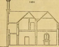 An illustration from An encyclopædia of cottage, farm, and villa architecture and furniture : containing numerous designs for dwellings from the cottage to the villa including farm houses, farmeries, and other agricultural buildings, several designs for country inns, public houses, and parochial schools, with the requisite fittings-up fixtures and furniture ; and appropriate offices, gardens and garden scenery ; each design accompanied by analytical and critical marks illustrative of the principles of archtiectural science and taste on whihc it is composed (1836)