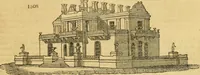 An illustration from An encyclopædia of cottage, farm, and villa architecture and furniture : containing numerous designs for dwellings from the cottage to the villa including farm houses, farmeries, and other agricultural buildings, several designs for country inns, public houses, and parochial schools, with the requisite fittings-up fixtures and furniture ; and appropriate offices, gardens and garden scenery ; each design accompanied by analytical and critical marks illustrative of the principles of archtiectural science and taste on whihc it is composed (1836)