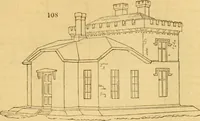 Picture 72 of 1377 from An encyclopædia of cottage, farm, and villa architecture and furniture : containing numerous designs for dwellings from the cottage to the villa including farm houses, farmeries, and other agricultural buildings, several designs for country inns, public houses, and parochial schools, with the requisite fittings-up fixtures and furniture ; and appropriate offices, gardens and garden scenery ; each design accompanied by analytical and critical marks illustrative of the principles of archtiectural science and taste on whihc it is composed (1836), leaf 90