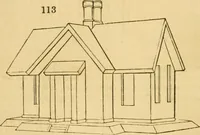 Picture 76 of 1377 from An encyclopædia of cottage, farm, and villa architecture and furniture : containing numerous designs for dwellings from the cottage to the villa including farm houses, farmeries, and other agricultural buildings, several designs for country inns, public houses, and parochial schools, with the requisite fittings-up fixtures and furniture ; and appropriate offices, gardens and garden scenery ; each design accompanied by analytical and critical marks illustrative of the principles of archtiectural science and taste on whihc it is composed (1836), leaf 91