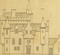 An illustration from An encyclopædia of cottage, farm, and villa architecture and furniture : containing numerous designs for dwellings from the cottage to the villa including farm houses, farmeries, and other agricultural buildings, several designs for country inns, public houses, and parochial schools, with the requisite fittings-up fixtures and furniture ; and appropriate offices, gardens and garden scenery ; each design accompanied by analytical and critical marks illustrative of the principles of archtiectural science and taste on whihc it is composed (1836)