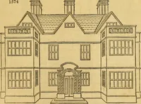 An illustration from An encyclopædia of cottage, farm, and villa architecture and furniture : containing numerous designs for dwellings from the cottage to the villa including farm houses, farmeries, and other agricultural buildings, several designs for country inns, public houses, and parochial schools, with the requisite fittings-up fixtures and furniture ; and appropriate offices, gardens and garden scenery ; each design accompanied by analytical and critical marks illustrative of the principles of archtiectural science and taste on whihc it is composed (1836)